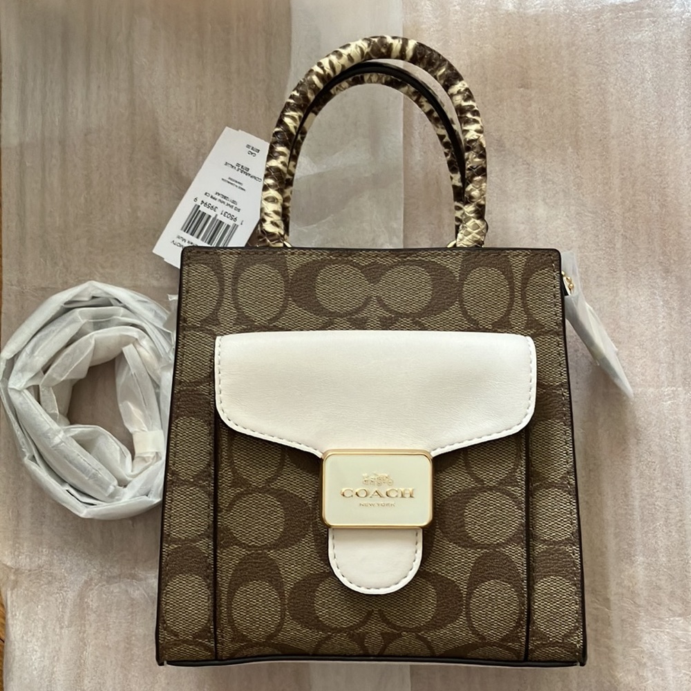 COACH Mini Pepper Crossbody In Signature Canvas C7227